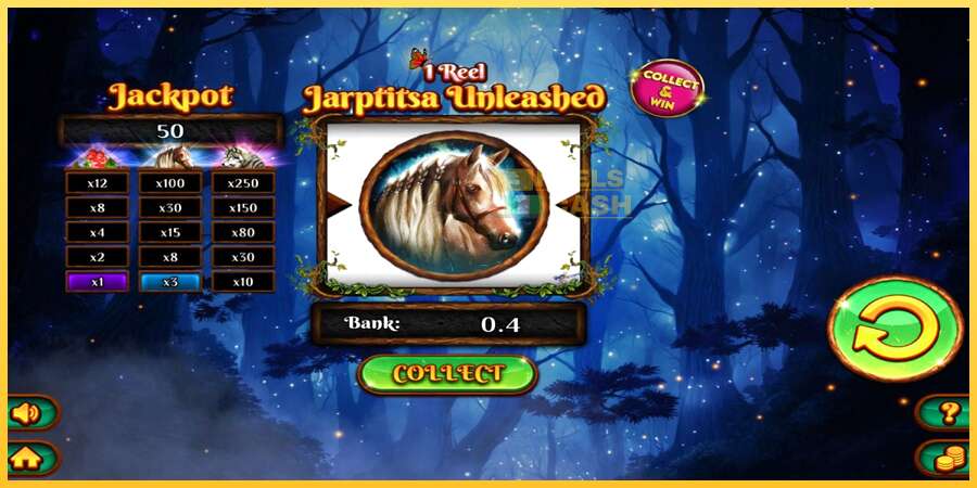 1 Reel Jarptitsa Unleashed акча үчүн оюн машинасы, сүрөт 3