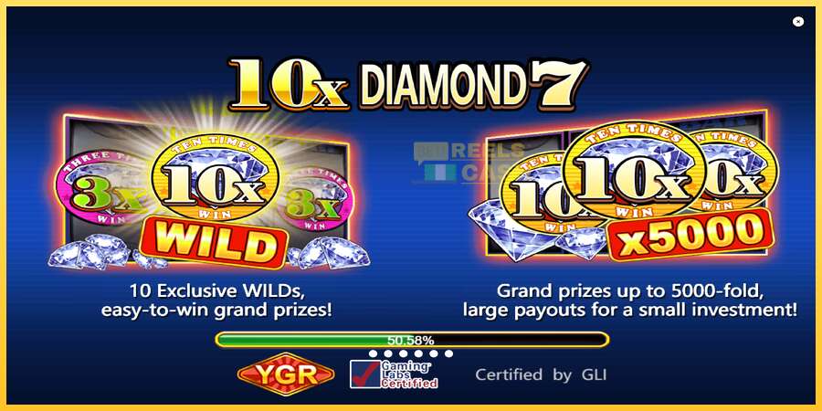 10X Diamond 7 акча үчүн оюн машинасы, сүрөт 1