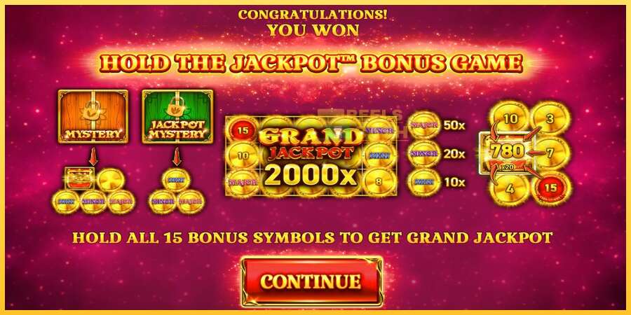 15 Coins Grand Gold Edition Halloween Jackpot акча үчүн оюн машинасы, сүрөт 3