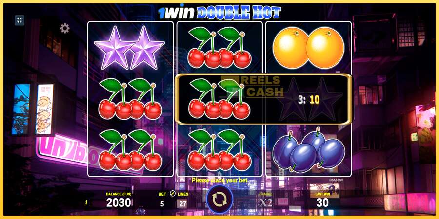 1win Double Hot акча үчүн оюн машинасы, сүрөт 5