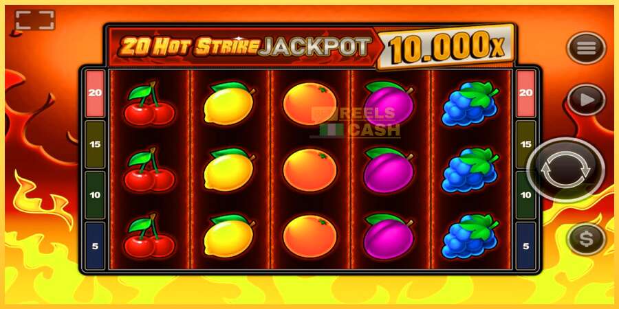 20 Hot Strike Jackpot акча үчүн оюн машинасы, сүрөт 1