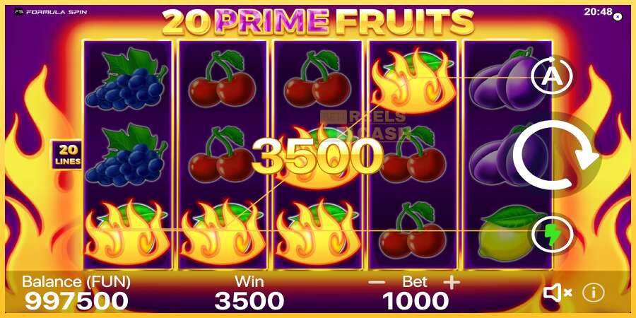 20 Prime Fruits акча үчүн оюн машинасы, сүрөт 2