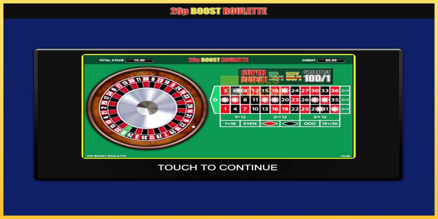 20p Boost Roulette акча үчүн оюн машинасы, сүрөт 1