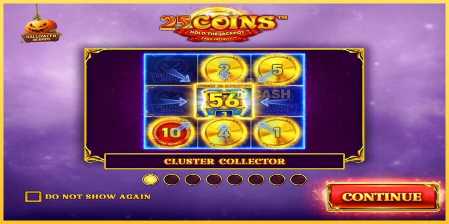 25 Coins Halloween Jackpots акча үчүн оюн машинасы, сүрөт 1