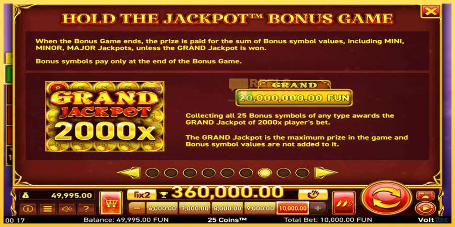 25 Coins Halloween Jackpots акча үчүн оюн машинасы, сүрөт 7