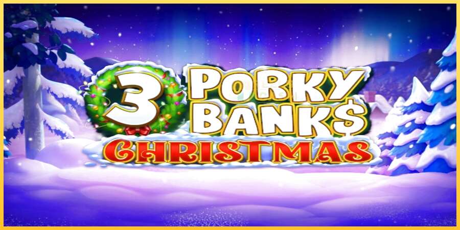 3 Porky Banks Christmas акча үчүн оюн машинасы, сүрөт 1