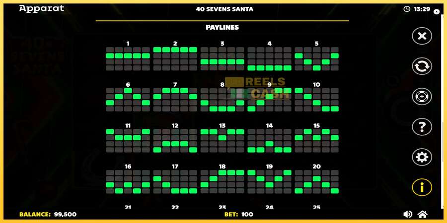 40 Sevens Santa акча үчүн оюн машинасы, сүрөт 7