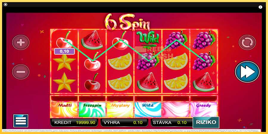 6 Spin акча үчүн оюн машинасы, сүрөт 2