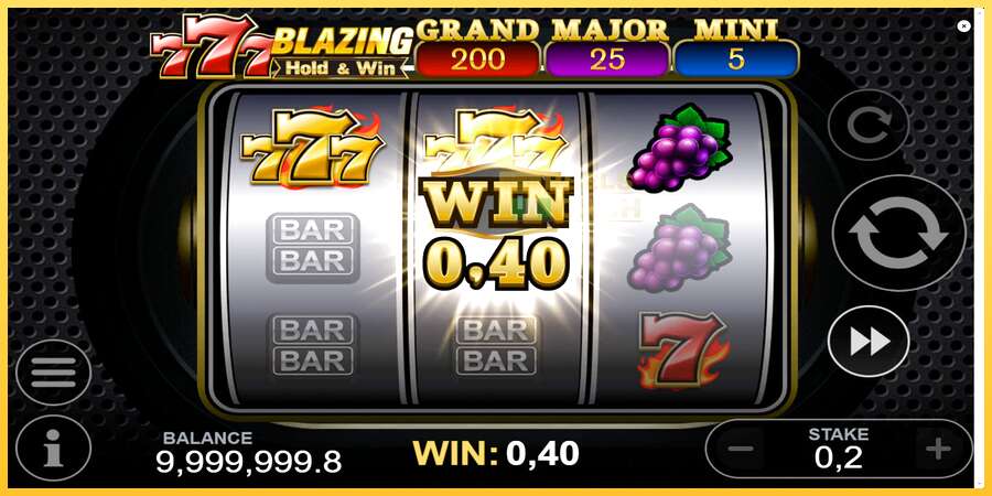 777 Blazing Hold & Win акча үчүн оюн машинасы, сүрөт 3