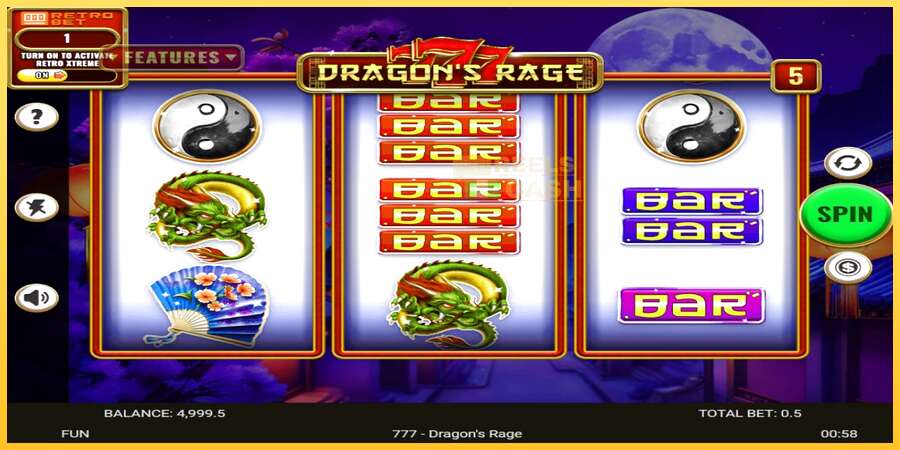 777 - Dragons Rage акча үчүн оюн машинасы, сүрөт 2