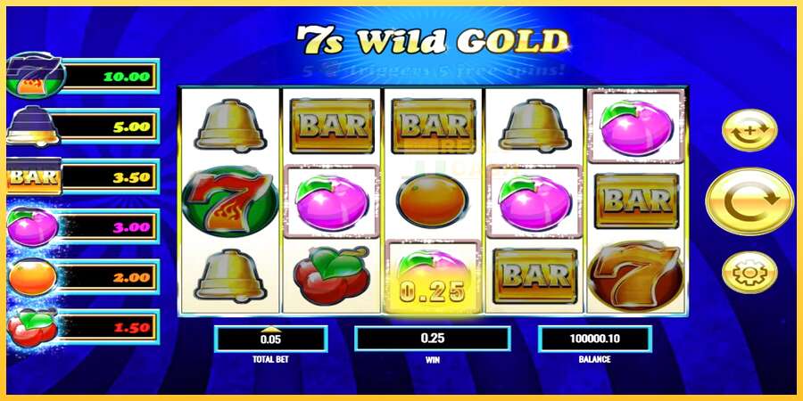 7s Wild Gold акча үчүн оюн машинасы, сүрөт 2