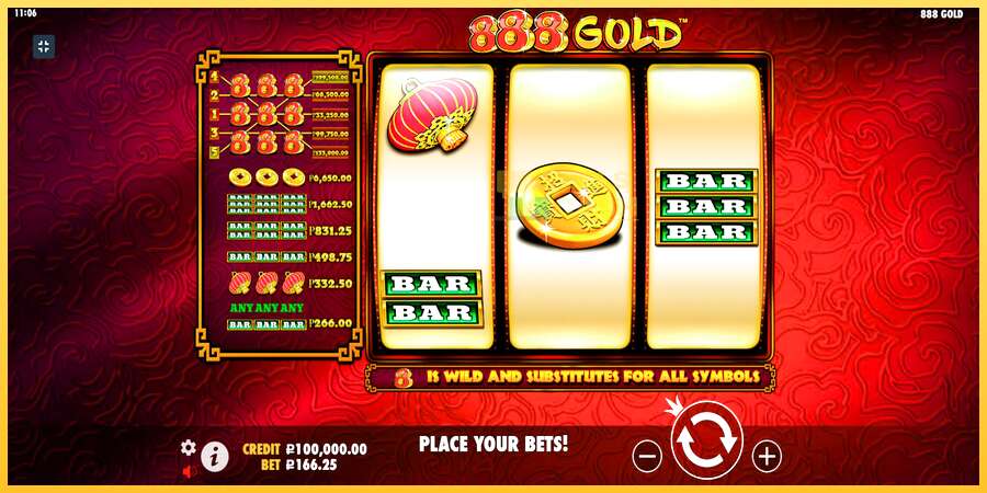 888 Gold акча үчүн оюн машинасы, сүрөт 1