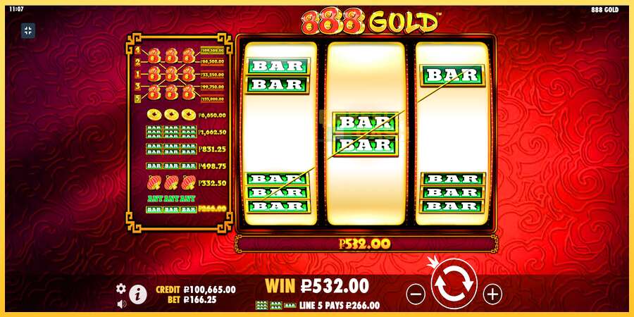 888 Gold акча үчүн оюн машинасы, сүрөт 3