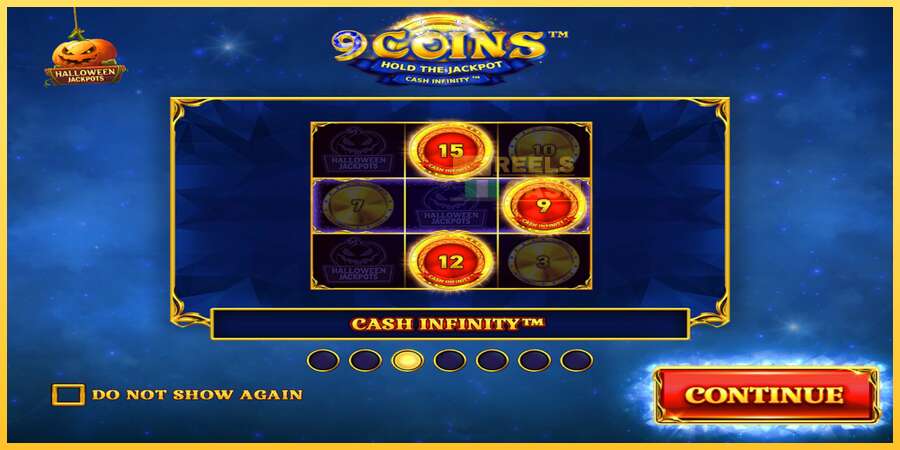 9 Coins Grand Diamond Edition Halloween Jackpots акча үчүн оюн машинасы, сүрөт 1