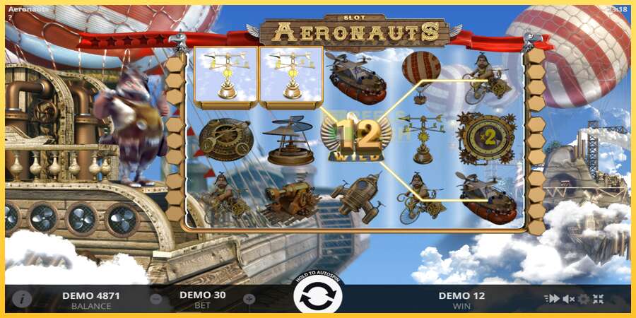 Aeronauts акча үчүн оюн машинасы, сүрөт 2