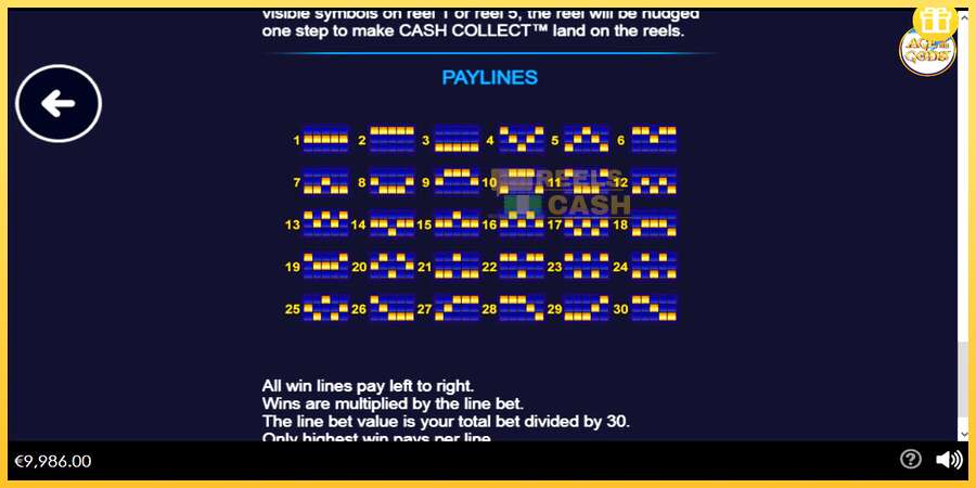 Age of the Gods Cash Collect акча үчүн оюн машинасы, сүрөт 7