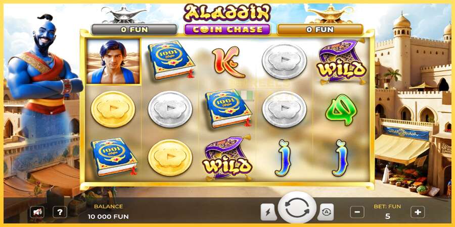 Aladdin Coin Chase акча үчүн оюн машинасы, сүрөт 1