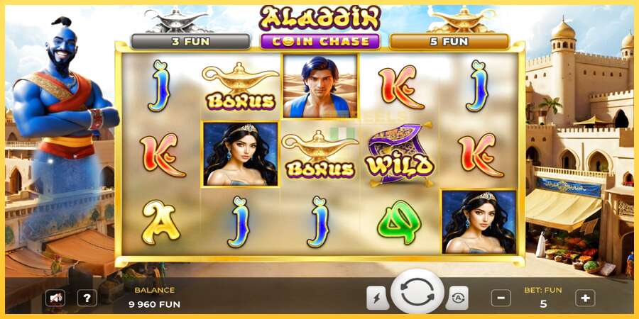 Aladdin Coin Chase акча үчүн оюн машинасы, сүрөт 3