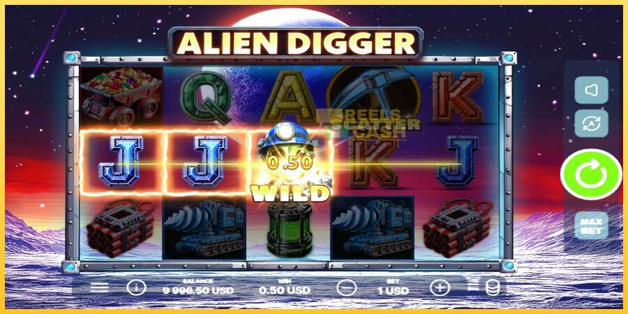 Alien Digger акча үчүн оюн машинасы, сүрөт 2