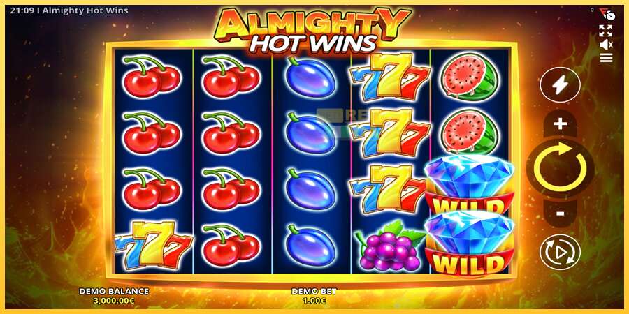 Almighty Hot Wins акча үчүн оюн машинасы, сүрөт 1