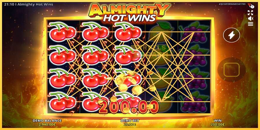 Almighty Hot Wins акча үчүн оюн машинасы, сүрөт 2