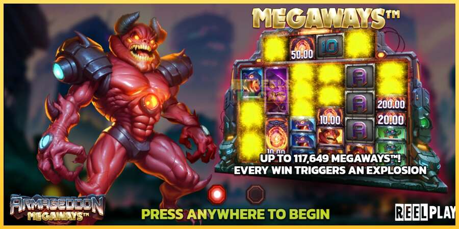 Armageddon Megaways акча үчүн оюн машинасы, сүрөт 1