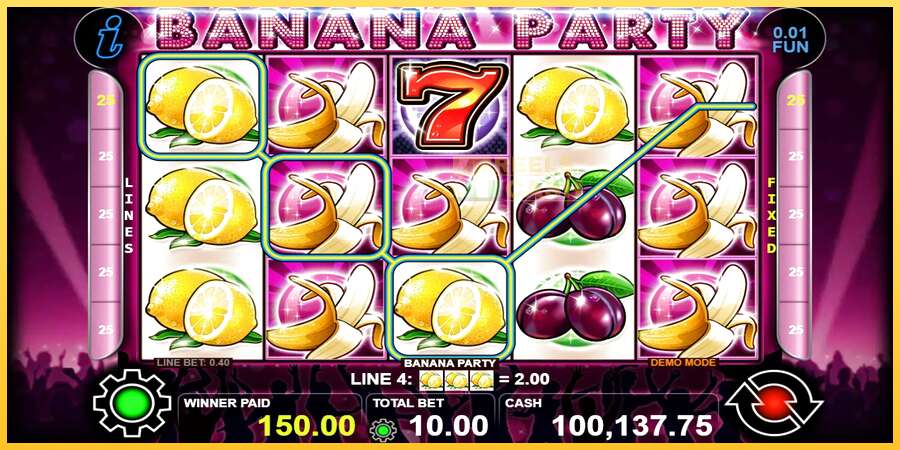 Banana Party акча үчүн оюн машинасы, сүрөт 3