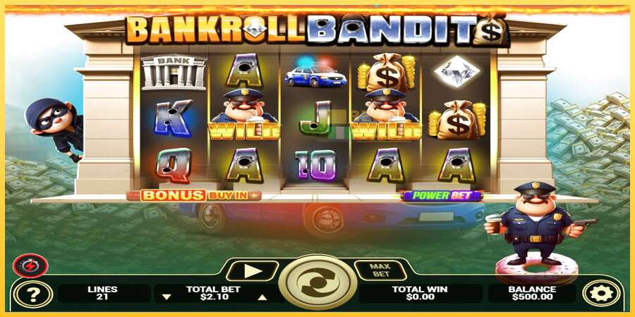 Bankroll Bandits акча үчүн оюн машинасы, сүрөт 1