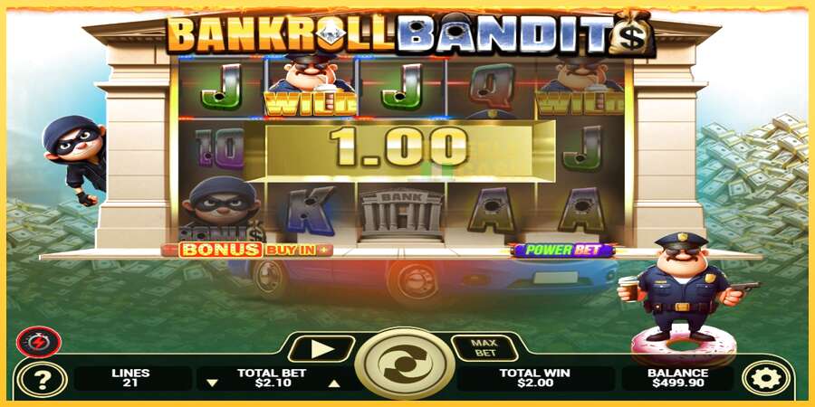 Bankroll Bandits акча үчүн оюн машинасы, сүрөт 2