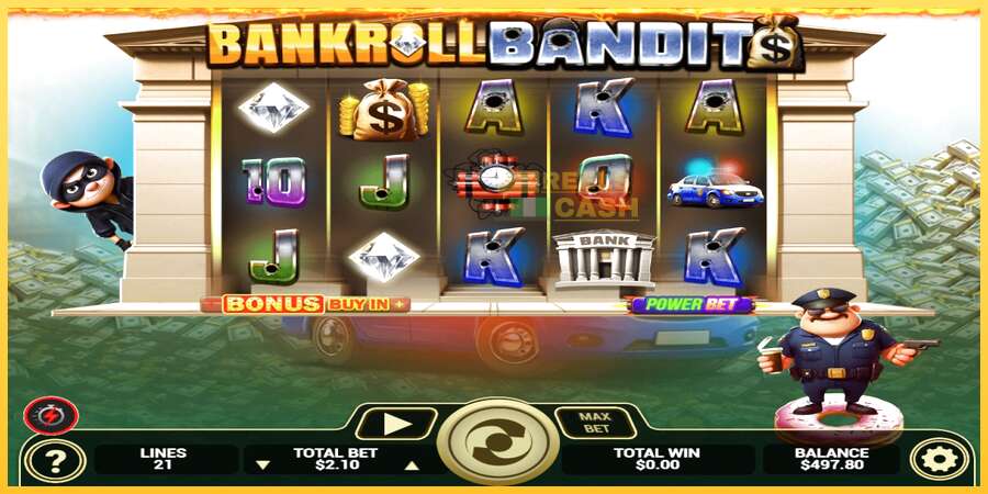 Bankroll Bandits акча үчүн оюн машинасы, сүрөт 3