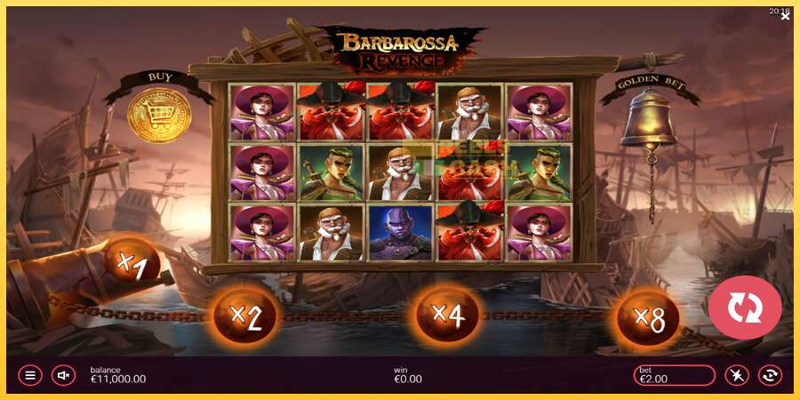 Barbarossa Revenge акча үчүн оюн машинасы, сүрөт 2