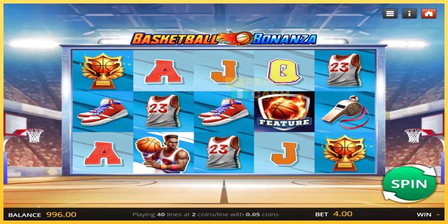 Basketball Bonanza акча үчүн оюн машинасы, сүрөт 1