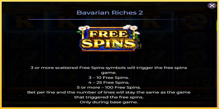 Bavarian Riches 2 акча үчүн оюн машинасы, сүрөт 4