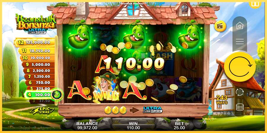 Beanstalk Bonanza акча үчүн оюн машинасы, сүрөт 4