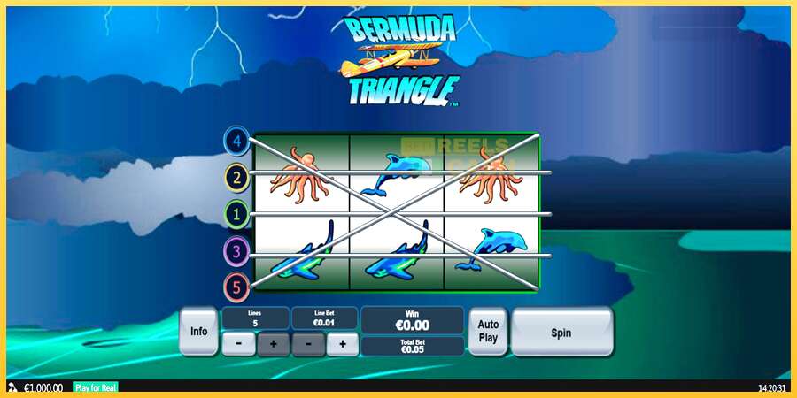 Bermuda Triangle акча үчүн оюн машинасы, сүрөт 1