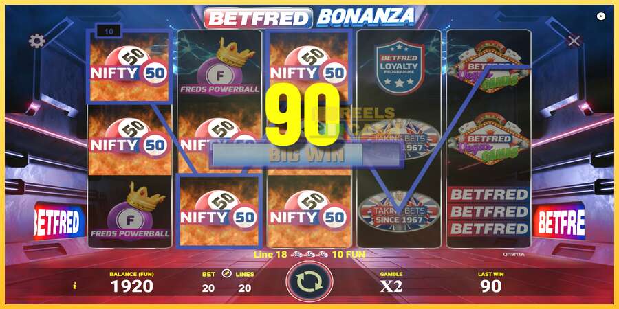 Betfred Bonanza акча үчүн оюн машинасы, сүрөт 2