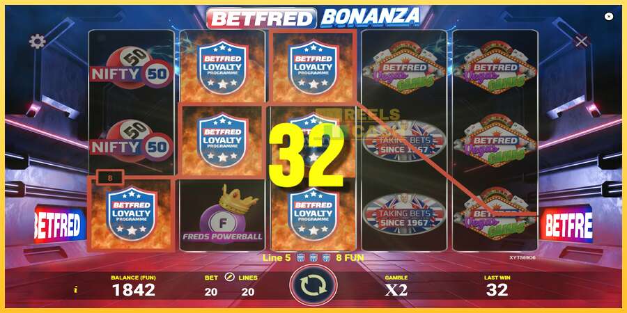 Betfred Bonanza акча үчүн оюн машинасы, сүрөт 4