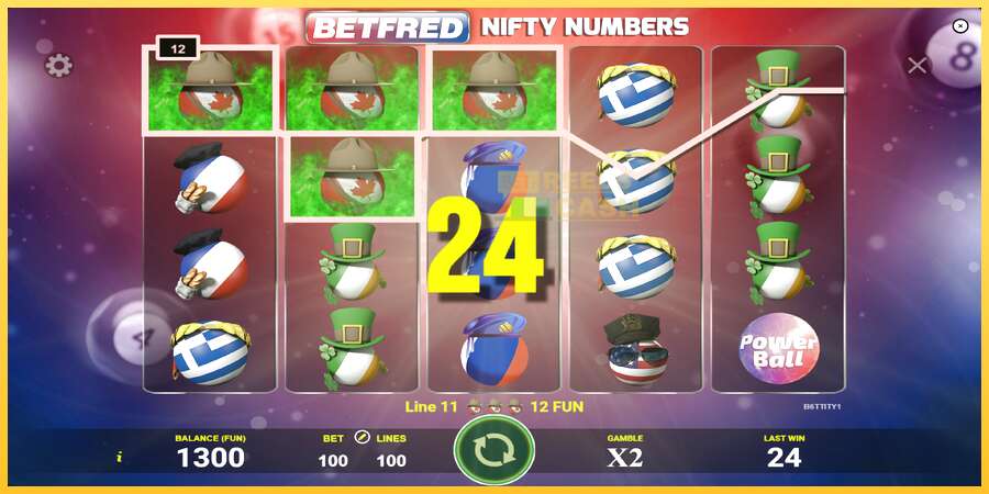 Betfred Nifty Numbers акча үчүн оюн машинасы, сүрөт 2