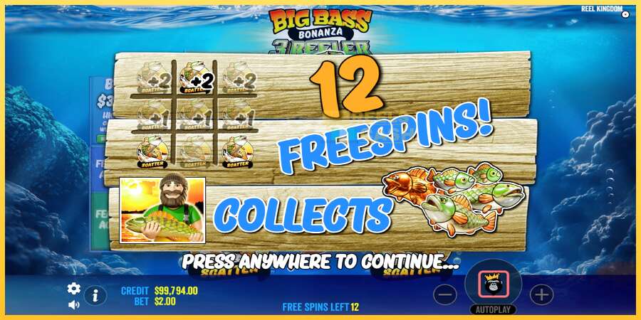 Big Bass Bonanza 3 Reeler акча үчүн оюн машинасы, сүрөт 4