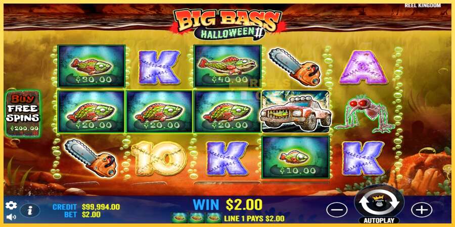 Big Bass Halloween II акча үчүн оюн машинасы, сүрөт 3