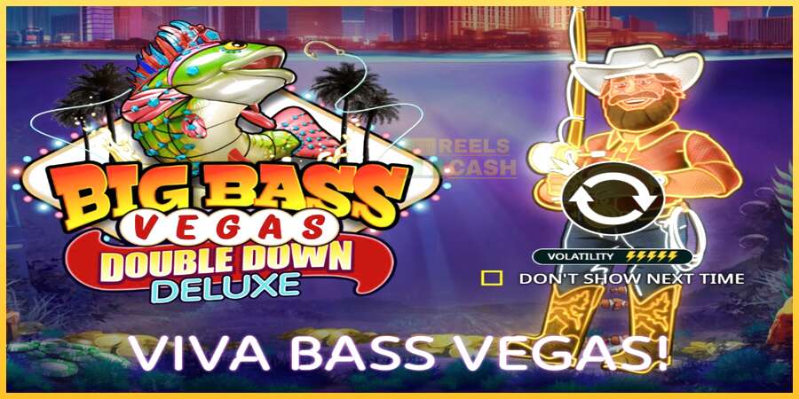 Big Bass Vegas Double Down Deluxe акча үчүн оюн машинасы, сүрөт 1