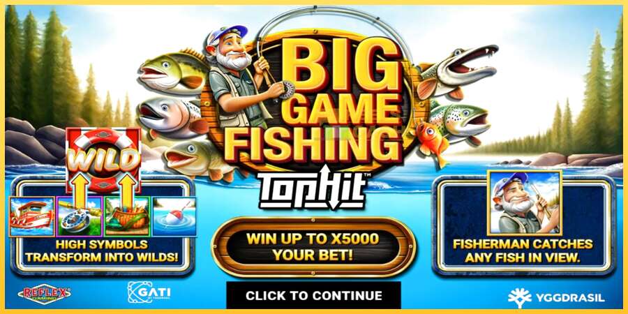 Big Game Fishing акча үчүн оюн машинасы, сүрөт 1