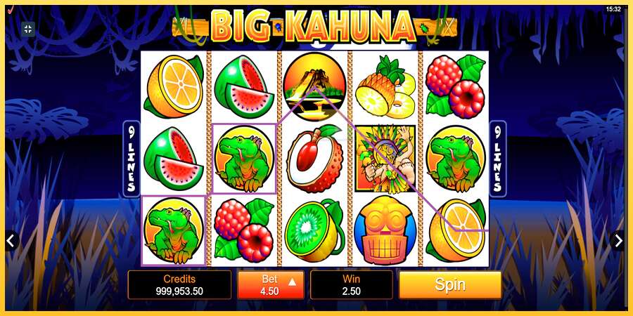 Big Kahuna акча үчүн оюн машинасы, сүрөт 2