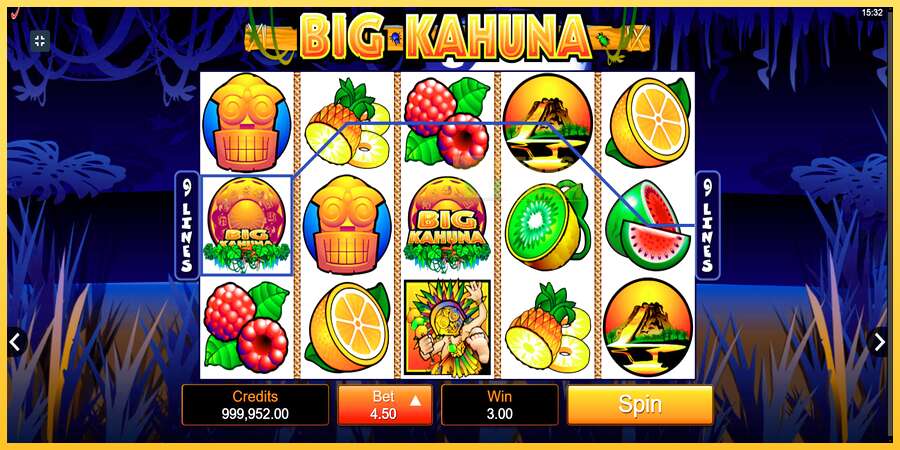 Big Kahuna акча үчүн оюн машинасы, сүрөт 3