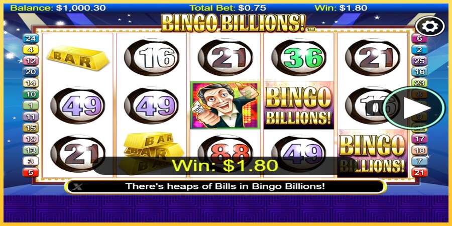 Bingo Billions акча үчүн оюн машинасы, сүрөт 2