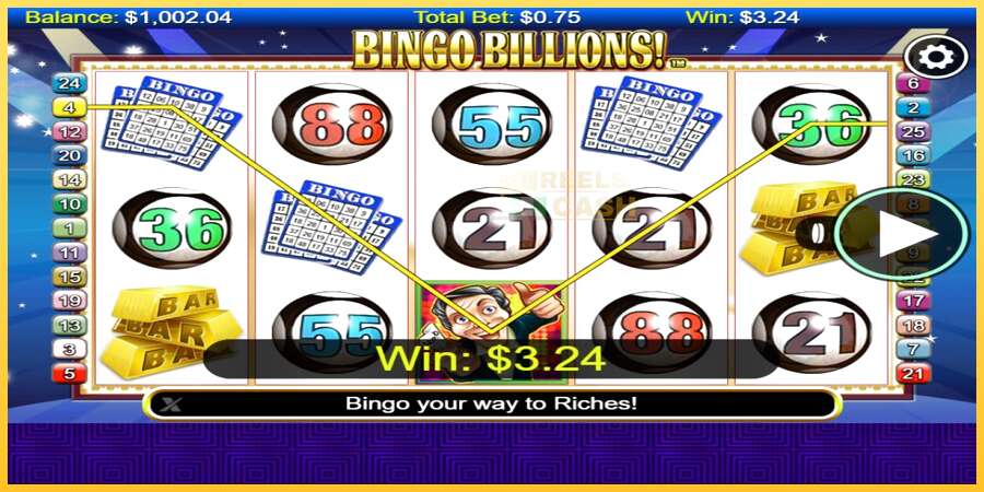 Bingo Billions акча үчүн оюн машинасы, сүрөт 3