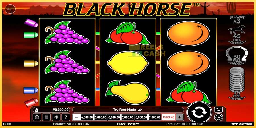 Black Horse акча үчүн оюн машинасы, сүрөт 1