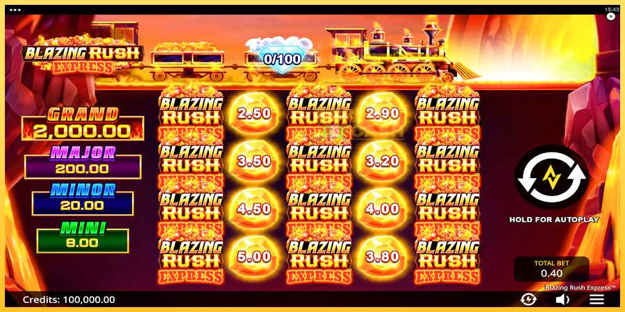 Blazing Rush Express акча үчүн оюн машинасы, сүрөт 1