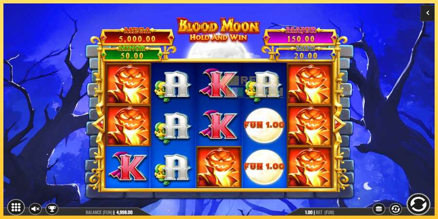 Blood Moon Hold and Win акча үчүн оюн машинасы, сүрөт 2