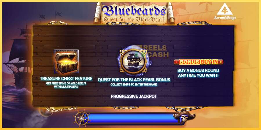 Bluebeard Quest for the Black Pearl акча үчүн оюн машинасы, сүрөт 1